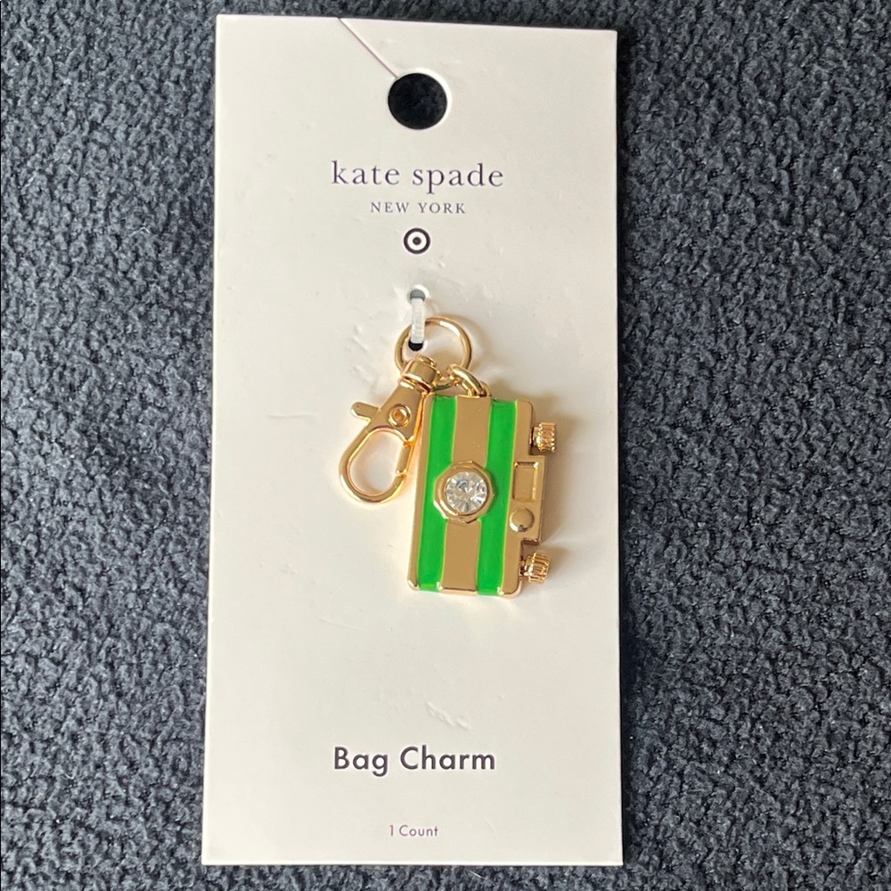 NWT Kate Spade Camera Bag Charm Keychain